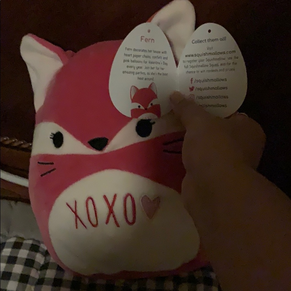 Squishmallows 12 inch stackable Fox Fifi Fern